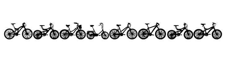 bicycle tfb  Free Fonts Download