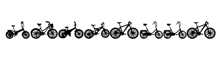 bicycle tfb  Free Fonts Download