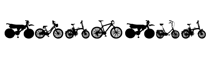 bicycle tfb  Free Fonts Download