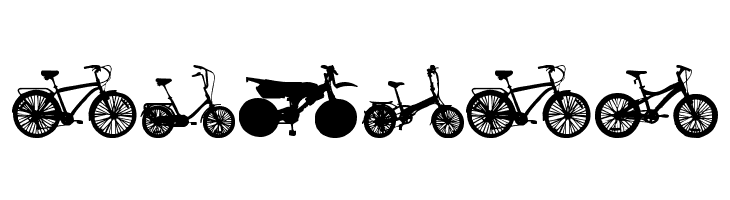 bicycle tfb  Free Fonts Download