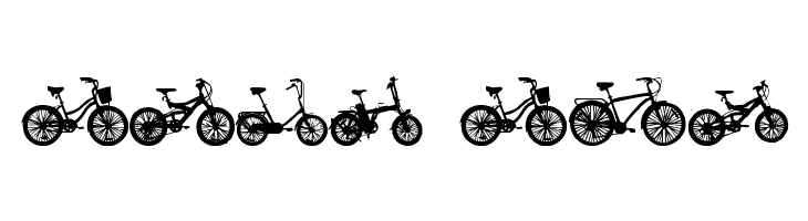 bicycle tfb  Free Fonts Download