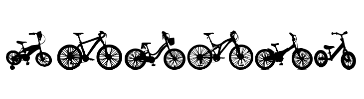 bicycle tfb  Free Fonts Download