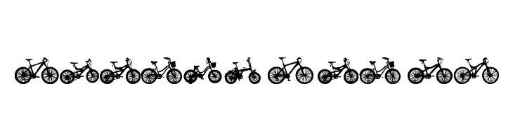 bicycle tfb  Free Fonts Download