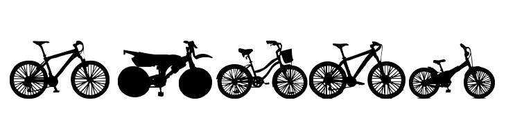 bicycle tfb  Free Fonts Download