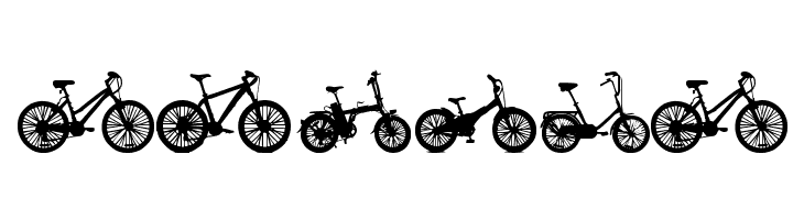 bicycle tfb  Free Fonts Download