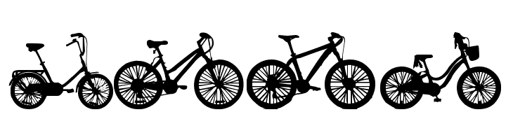 bicycle tfb  Free Fonts Download