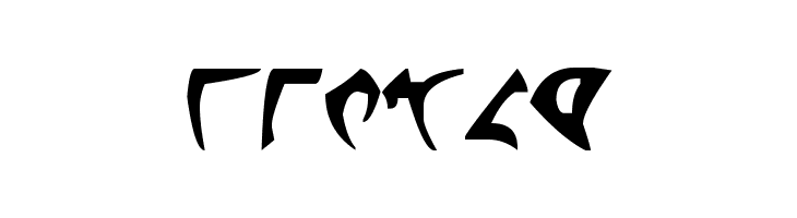 klingon font  Free Fonts Download