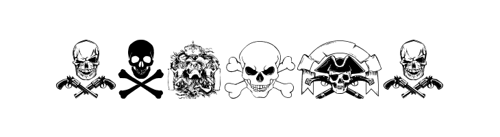 only skulls  Free Fonts Download