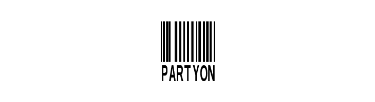 New Barcode Font tfb  Free Fonts Download