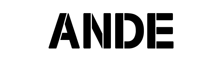 New Stencil tfb  Free Fonts Download