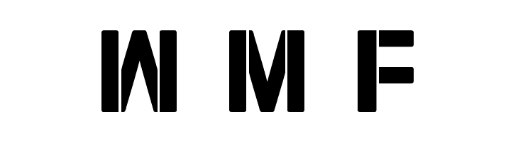 New Stencil tfb  Free Fonts Download