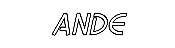 SF Diego Sans Outline Oblique  Free Fonts Download