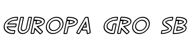 SF Diego Sans Outline Oblique  Free Fonts Download