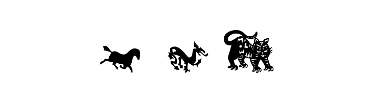 chinese zodiac tfb  Free Fonts Download
