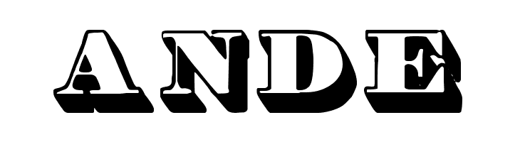 Shadded tfb  Free Fonts Download