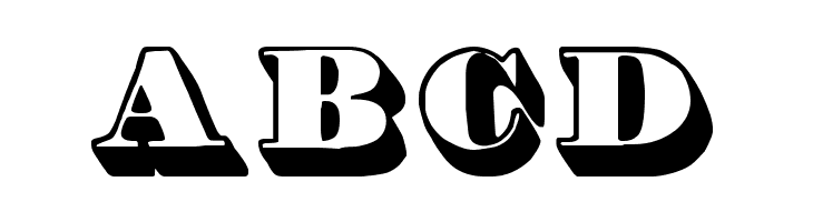 Shadded tfb  Free Fonts Download