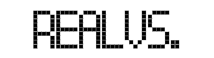 Cross led tfb bold  Free Fonts Download