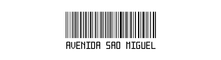 Another barcode font  Free Fonts Download