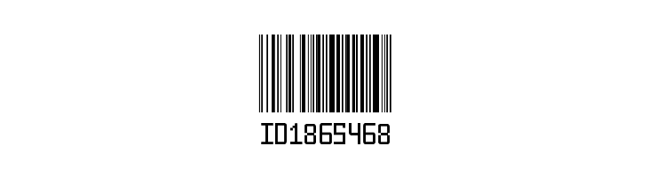 Another barcode font  Free Fonts Download