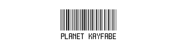 Another barcode font  Free Fonts Download