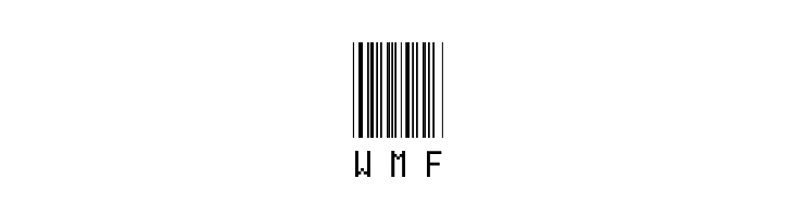 Another barcode font  Free Fonts Download