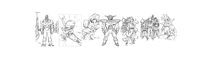 Dragon ball tfb  Free Fonts Download