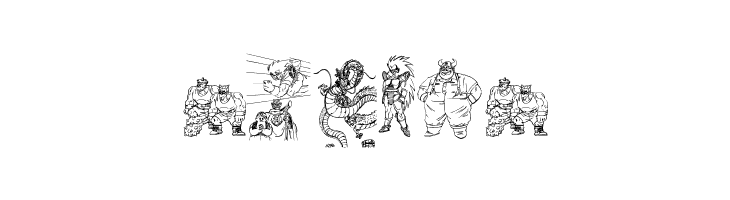 Dragon ball tfb  Free Fonts Download