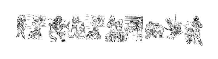 Dragon ball tfb  Free Fonts Download