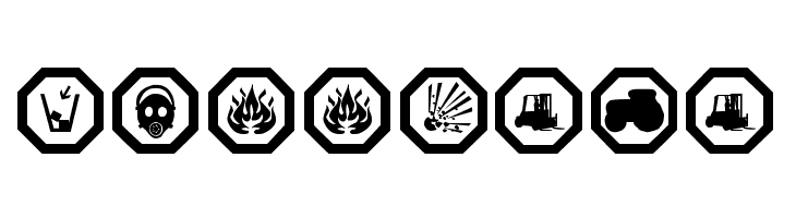 working signs tfb  Free Fonts Download