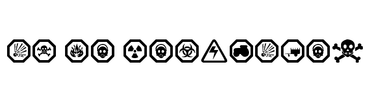 working signs tfb  Free Fonts Download