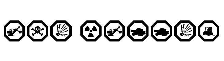 working signs tfb  Free Fonts Download