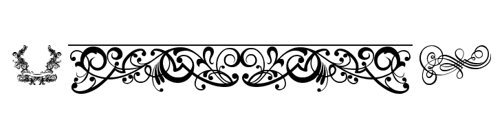 ornaments labels and frames  Free Fonts Download