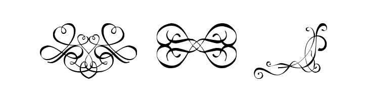 ornaments labels and frames  Free Fonts Download