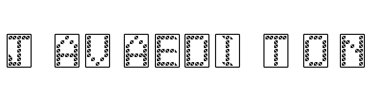 11vator tfb  Free Fonts Download