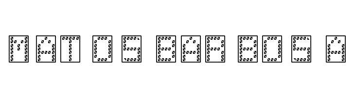 11vator tfb  Free Fonts Download