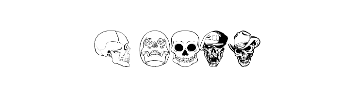 SKULLX  Free Fonts Download
