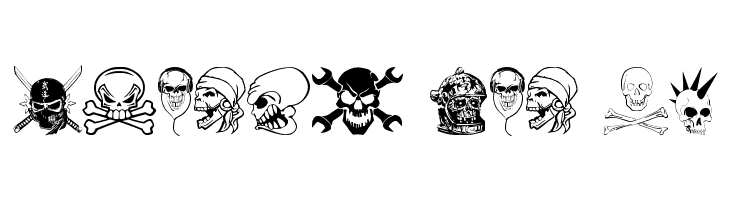 SKULLX  Free Fonts Download