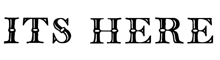 english two line tfb  Free Fonts Download