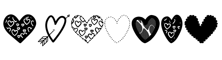 Hearts Shapes Tfb  Free Fonts Download