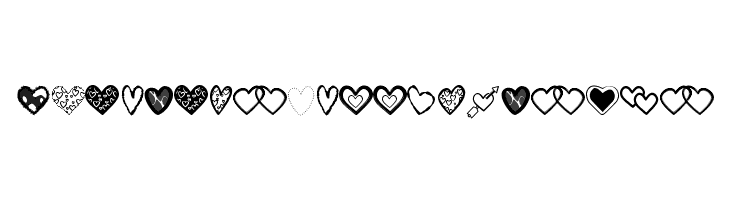 Hearts Shapes Tfb  Free Fonts Download