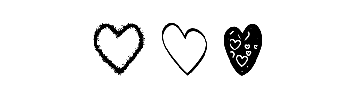 Hearts Shapes Tfb  Free Fonts Download