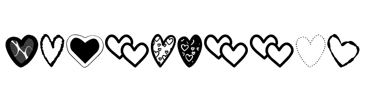Hearts Shapes Tfb  Free Fonts Download