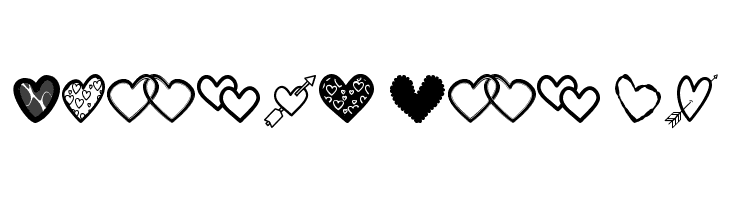 Hearts Shapes Tfb  Free Fonts Download