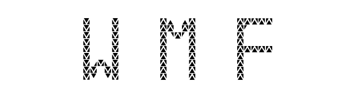 Triangled tfb  Free Fonts Download