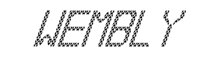 Triangled tfb cursive  Free Fonts Download