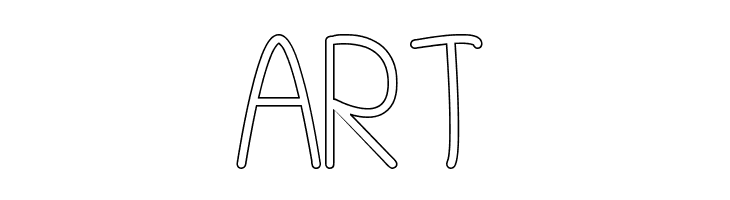 cursi extra tfb hollow  Free Fonts Download