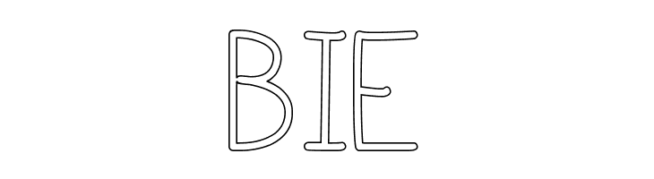 cursi extra tfb hollow  Free Fonts Download