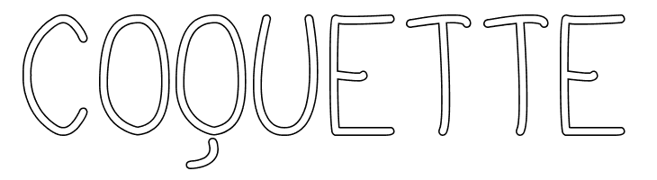 cursi extra tfb hollow  Free Fonts Download