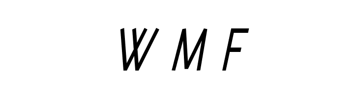 SF Diego Sans Condensed Oblique  Free Fonts Download