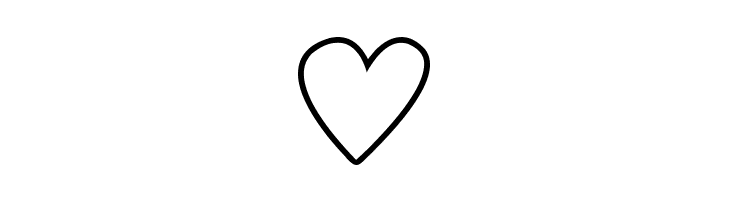 hearts and flowers for valentines  Free Fonts Download